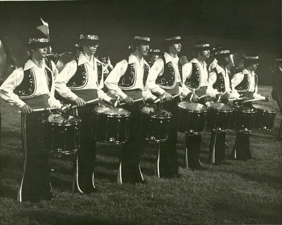 1977 drum line snares